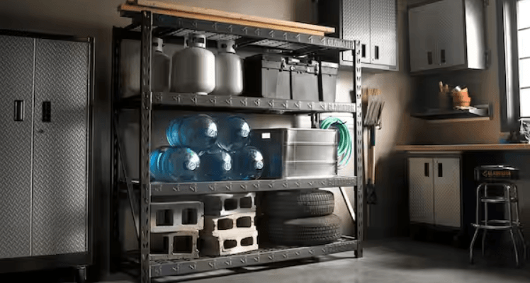 Gladiator GARS774 Heavy Duty Steel Rack Shelving Assembly-featured