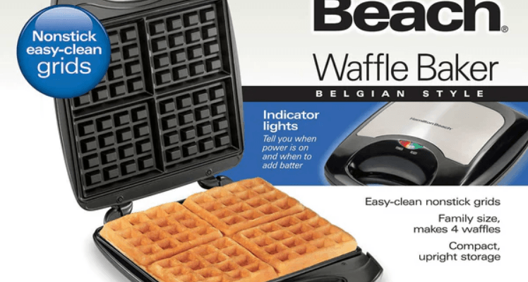 Hamilton Beach Belgian Waffle Maker-featured