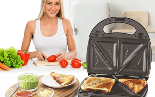 Hamilton Beach Electric Sealed Sandwich Maker Grill-featured