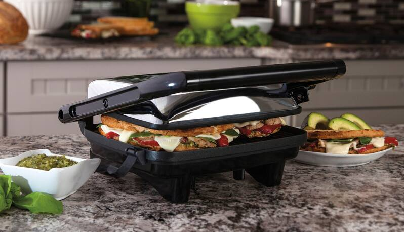 Hamilton Beach Panini Press Sandwich Maker Complete User Instructions