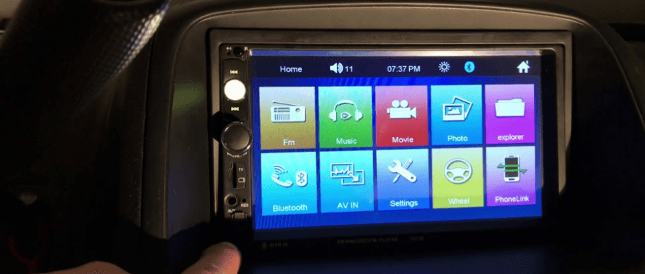 Hikity 7023B Double Din Car Stereo 7 Inch Touch Screen Car Radio-featured