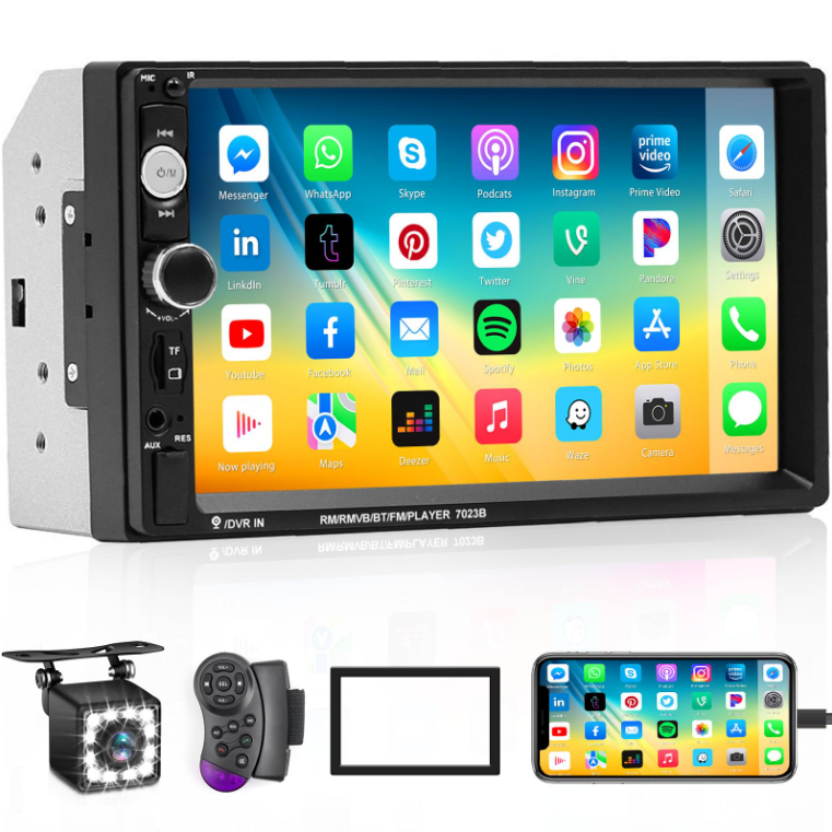 Hikity 7023B Double Din Car Stereo 7 Inch Touch Screen Car Radio Instruction Manual Hikity 7023B Double Din Car Stereo 7 Inch Touch Screen Car Radio-product