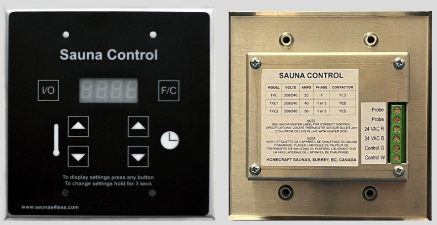Homecraft C-Series 240V 1-PHASE Sauna Heater Instructions Manual Homecraft C-Series 240V 1-PHASE Sauna Heater Instructions Manual 6