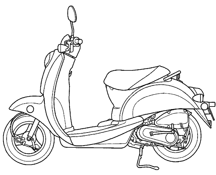 Honda Metropolitan CHF50S Scooter-1