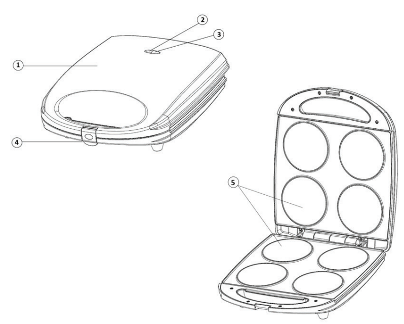 IMUSA GAU-80345 2-Slot Electric Nonstick Arepa Maker-1