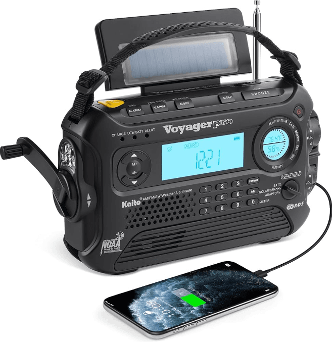 Kaito Voyager Pro KA600 Digital Solar Dynamo Crank-product