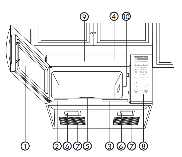 Kenmore Microwave Hood Combination-3