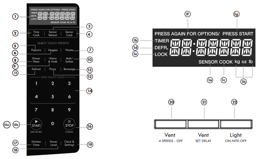 Kenmore Microwave Hood Combination-5