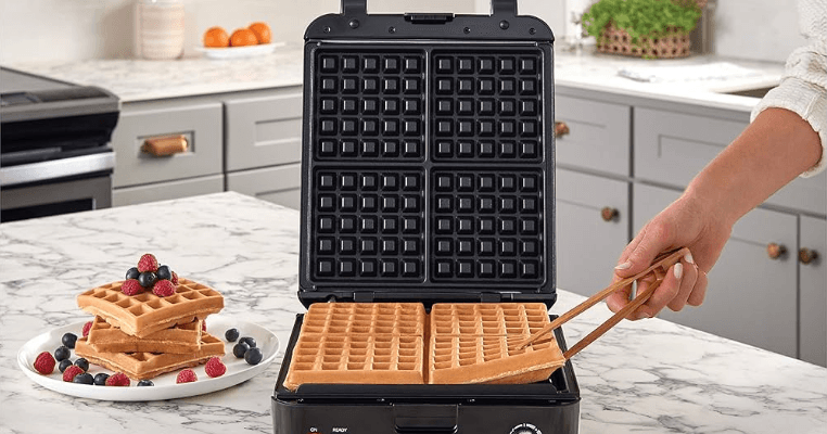 Krups Breakfast Set Stainless Steel Waffle Maker-featured