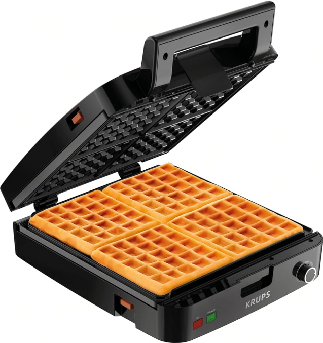 Krups Breakfast Set Stainless Steel Waffle Maker-product