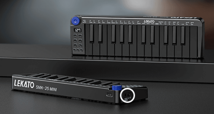 LEKATO SMK-25 25-Keys MIDI Keyboard Controller-featured
