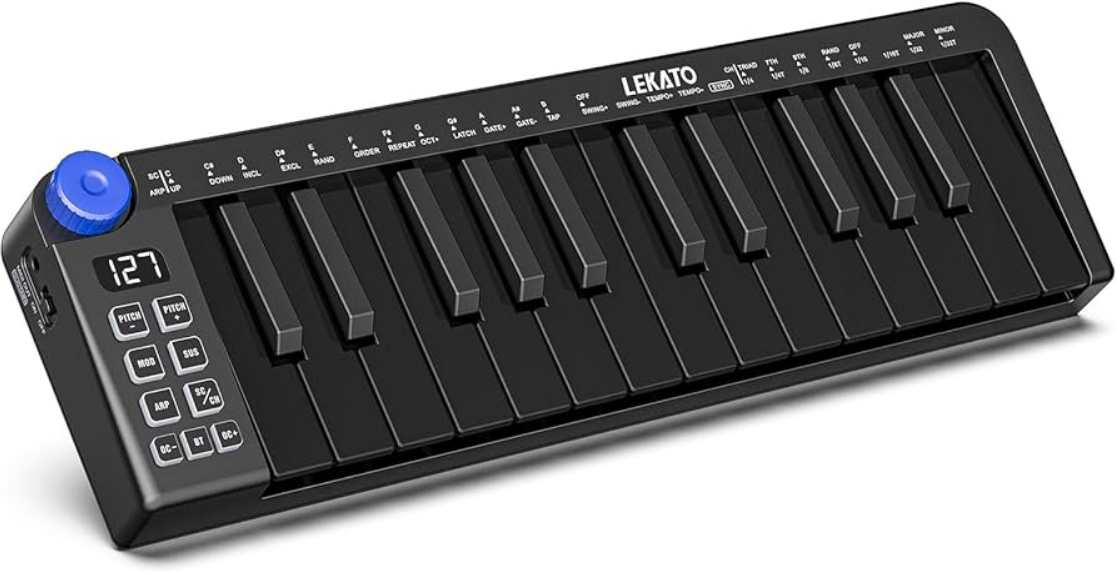 LEKATO SMK-25 25-Keys MIDI Keyboard Controller-product