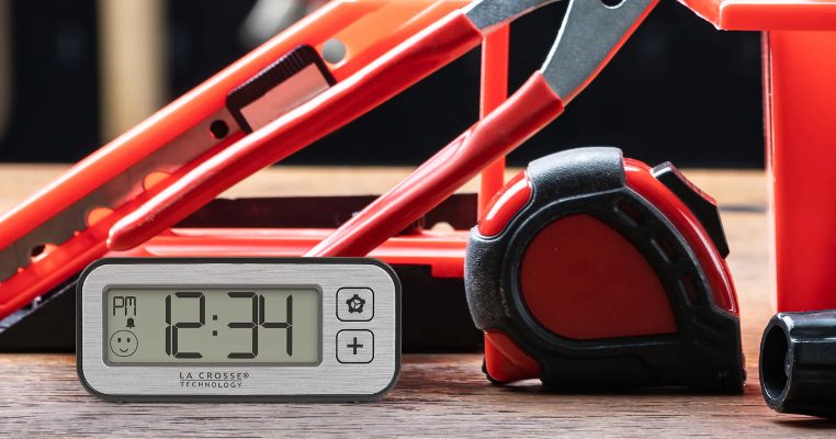 La Crosse 513-148 Mini Digital Clock User Manual La Crosse 513-148 Mini Digital Clock-featured