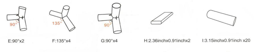 Little Dove PLT-001 Kids Play Tent with Top Window-3