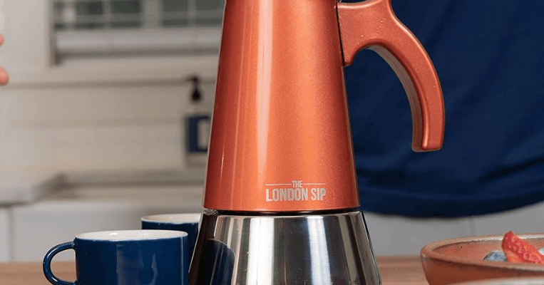 London Sip Stainless Steel Stove-Top Espresso Maker-featured