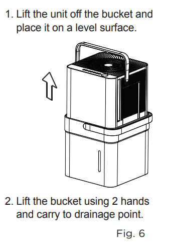 Midea MAD50PS1 Cube 50 Pint Dehumidifier-10
