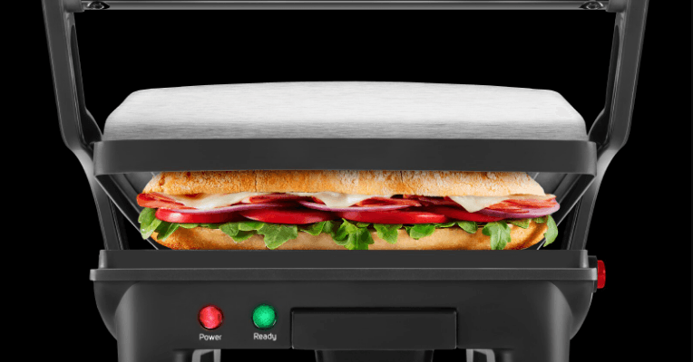 New House Kitchen NH02-180 Non-Stick Panini Press Grill-featured