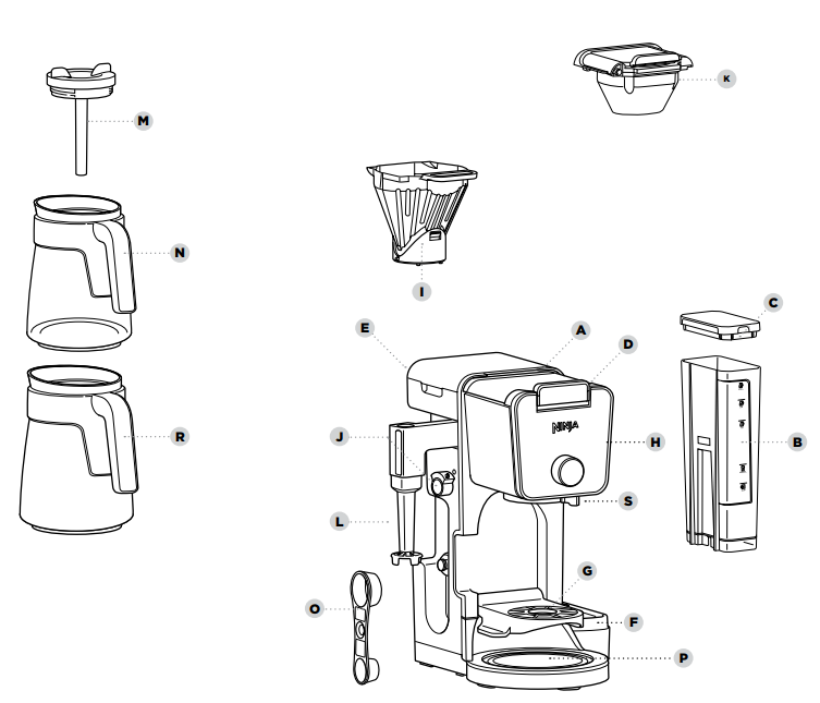 Ninja CFP300 Dual Brew Pro Specialty Coffee System 1