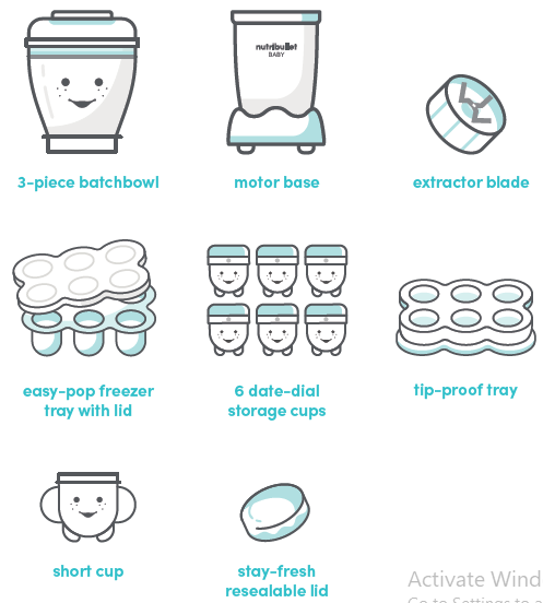 NutriBullet NBY-50100 Baby Complete Food-Making System Instructions NutriBullet NBY-50100 Baby Complete Food-Making System-1