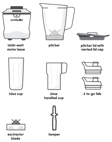 Nutribullet NBF50700 SmartSense Blender Combo User Manual Nutribullet NBF50700 SmartSense Blender Combo-1