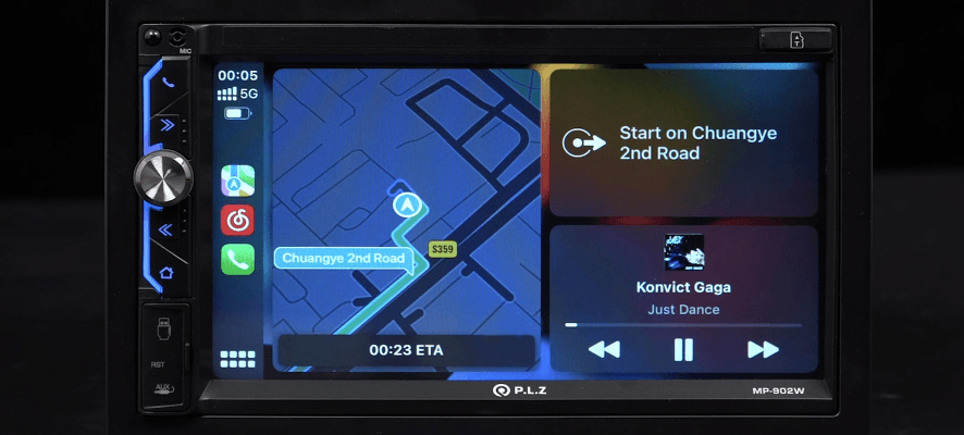 PLZ MP-902W 7-Inch Double Din Car Stereo-featured