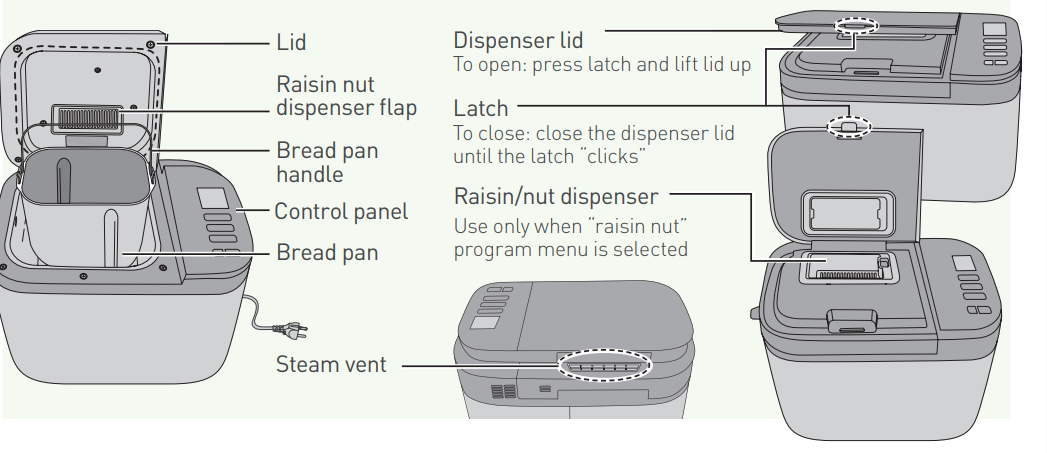 Panasonic SD-R2550 Bread Machine 3