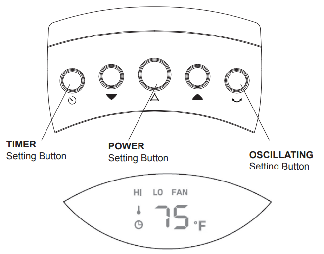 Pelonis HF-0063 Digital Fan Heater-1