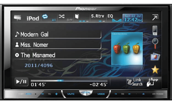 Pioneer AVH-P4400BH Car DVD Receiver-product