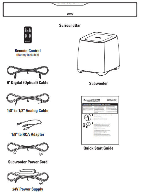 Polk Audio SurroundBar 6000 Instant Home Theater-1