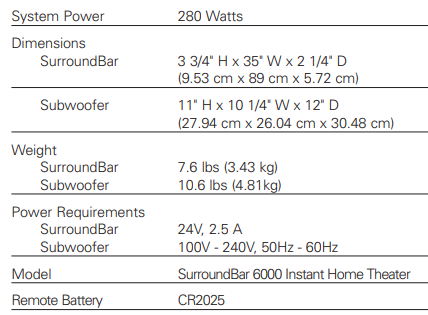 Polk Audio SurroundBar 6000 Instant Home Theater-4