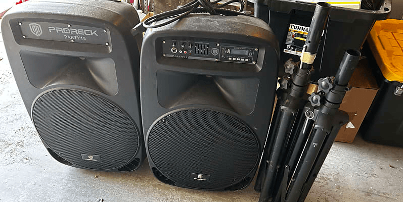 Proreck Party 12 1000 Watts PA Speaker System-featured