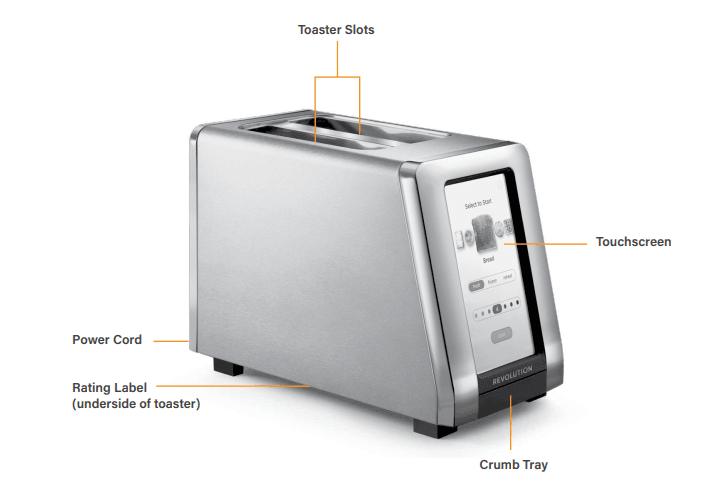 Revolution R180S High-Speed Touchscreen Toaster User Manual Revolution R180S High-Speed Touchscreen Toaster-1