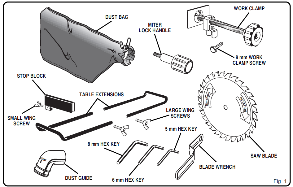 Ryobi TS1300 Miter Saw 1