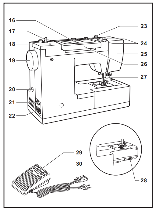 Singer HD6360 Sewing Machine-2