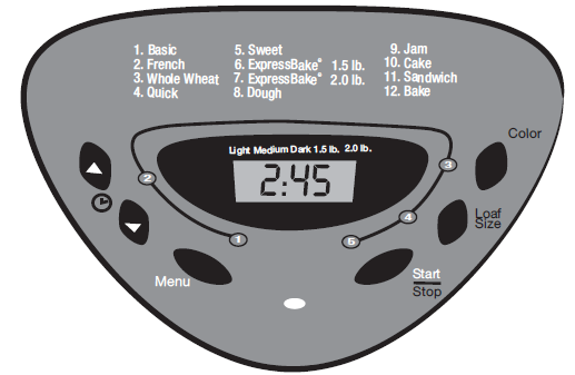 Sunbeam 5891 Programmable Bread Maker-2