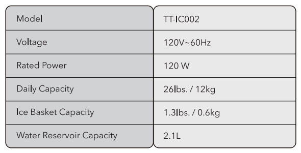 TaoTronics TT-IC002 Countertop Ice Maker Machine-1