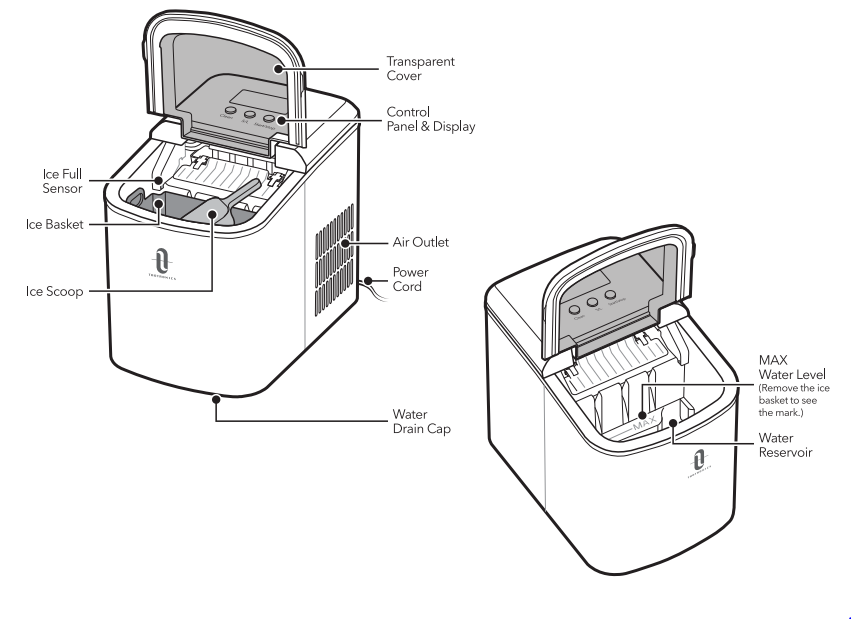 TaoTronics TT-IC002 Countertop Ice Maker Machine-2