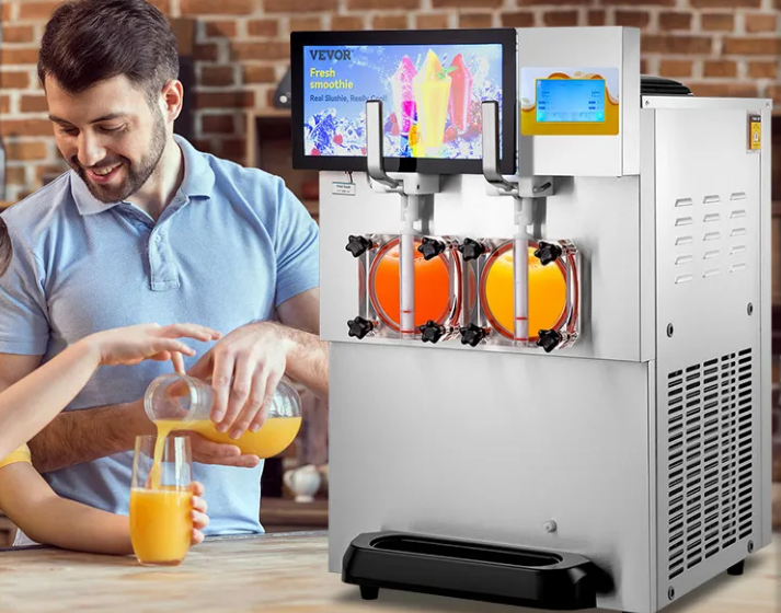 VEVOR XRJF-21 Double Bowl Commercial Slushy Machine-featured