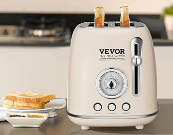 Vevor WT-8110 Brushed Stainless Steel Toaster User Manual