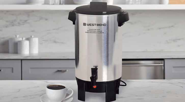 West Bend 58030 Commercial Coffee Urn and Beverage Dispenser-featured