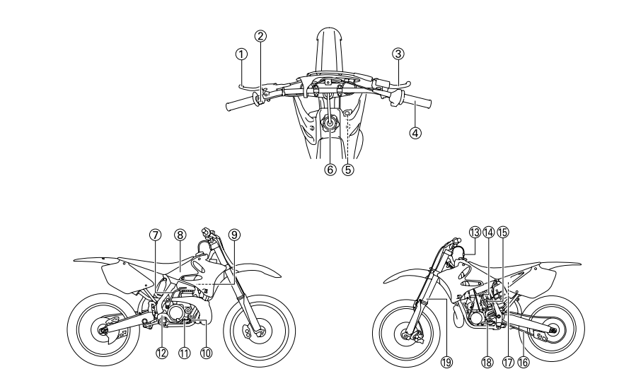 Yamaha YZ250 Motorcycle