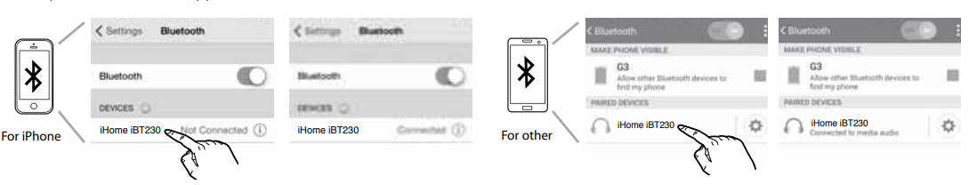 iHome iBT230 Bluetooth Wireless FM Clock Radio-14