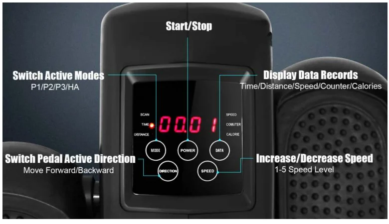 ANCHEER 5563 Under Desk Elliptical Trainer Machine User Manual ANCHEER 5563 Under Desk Elliptical Trainer Machine-3