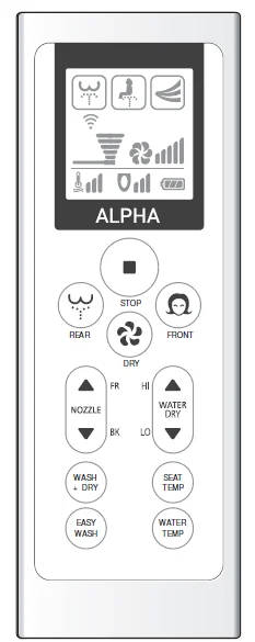 Alpha Bidet JX Elongated Toilet Seat-4