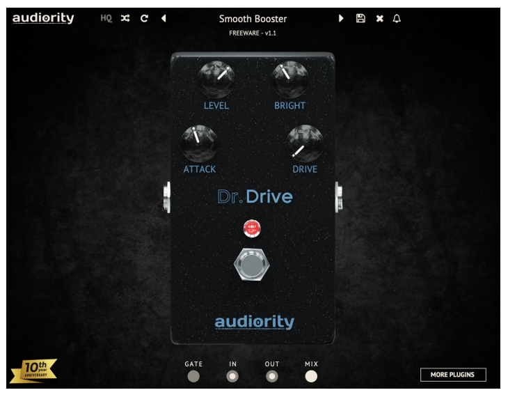 Audiority Dr Drive Modern Overdrive Pedal Plugin User Guide Audiority Dr Drive Modern Overdrive Pedal Plugin-7