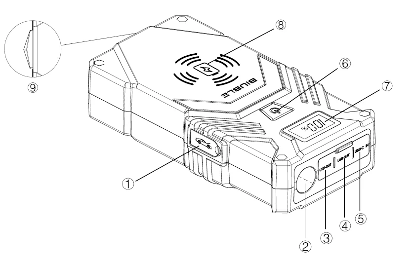 BIUBLE JS002 Jump Starter User Manual BIUBLE JS002 Jump Starter 3