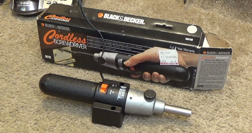 Black Decker 9018-1 Cordless Screwdriver User Manual