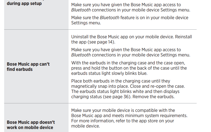 Bose QuietComfort Earbuds II User Manual Bose QuietComfort Earbuds II User Manual 34