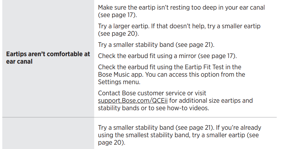 Bose QuietComfort Earbuds II User Manual Bose QuietComfort Earbuds II User Manual 36