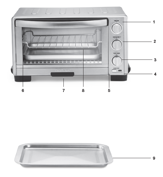 Cuisinart TOB-1010 Toaster Oven Broiler 1